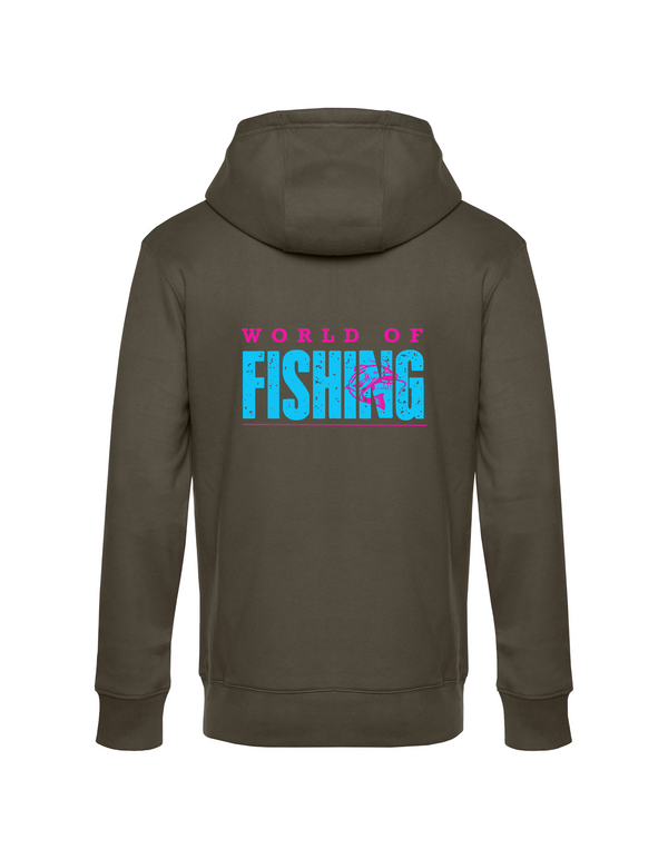 Zip-Hoodie Herren "World of Fishing" - Wels