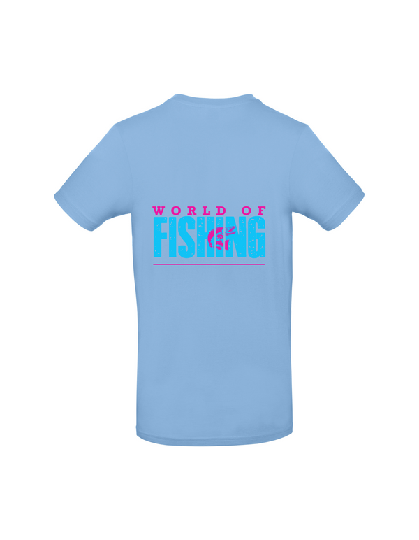 T-Shirt Herren "World of Fishing" - Hecht