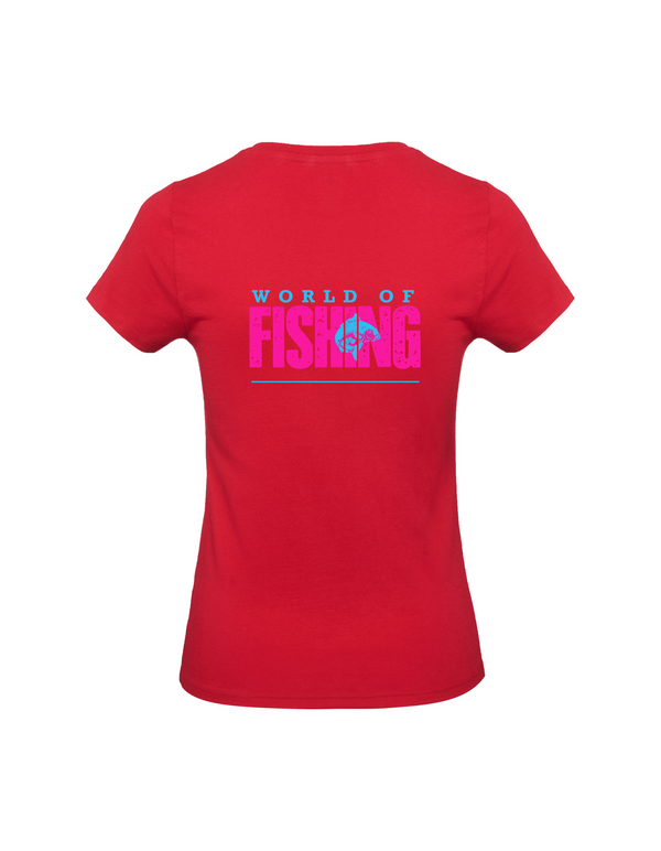 T-Shirt Damen "World of Fishing" - Karpfen