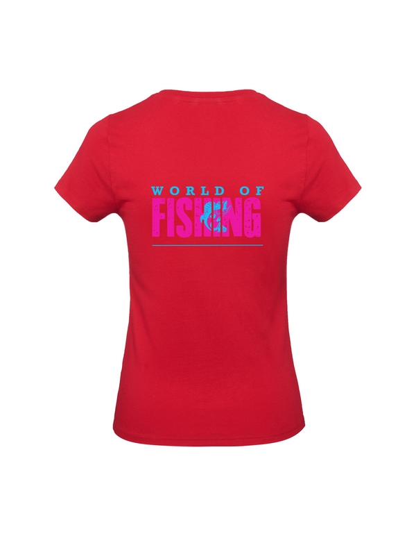 T-Shirt Damen "World of Fishing" - Barsch