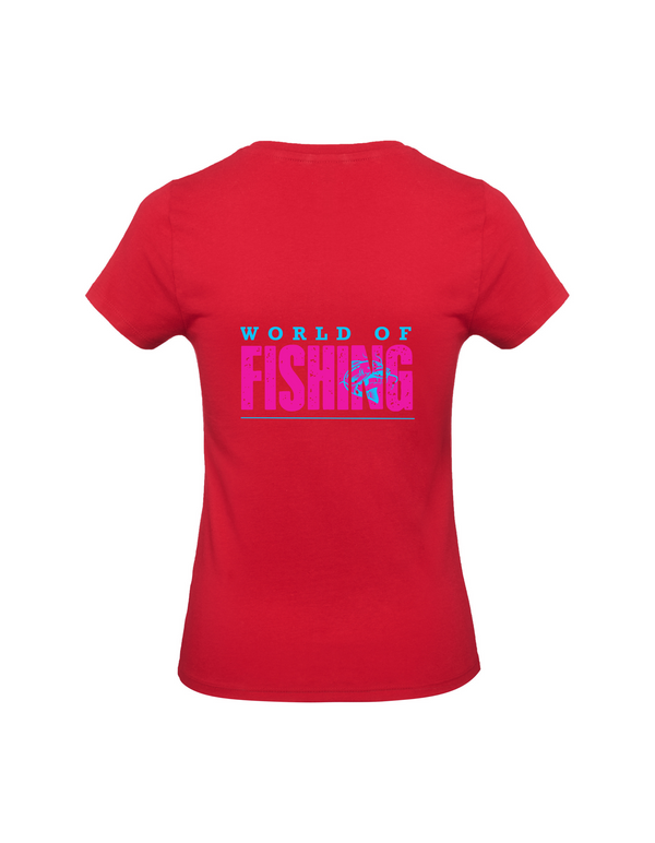 T-Shirt Damen "World of Fishing" - Wels