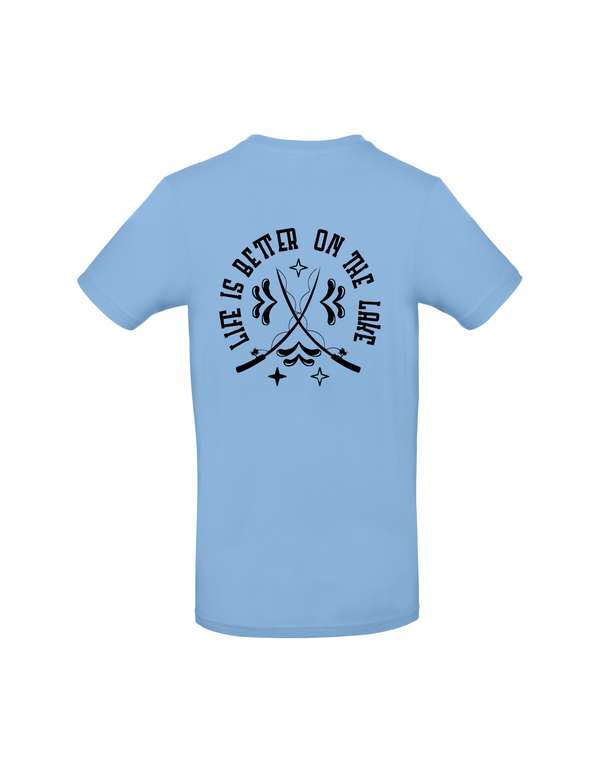 T-Shirt Herren "Life is better on the lake"