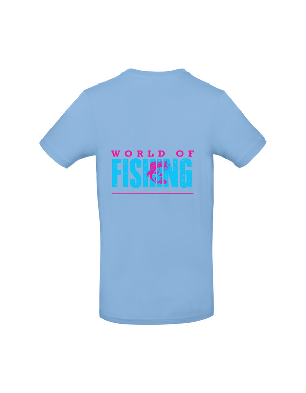 T-Shirt Herren "World of Fishing" - Barsch