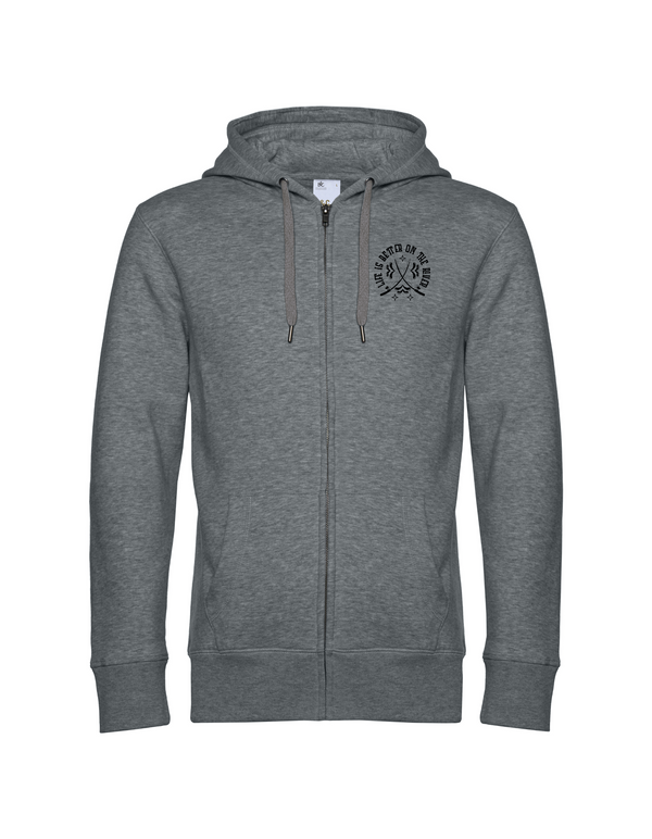 Zip-Hoodie Herren "Life is better on the river"