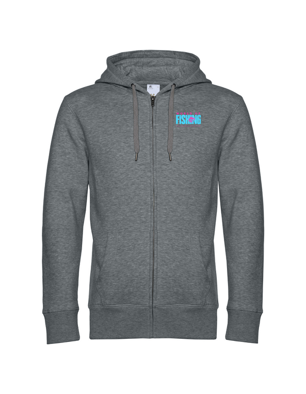 Zip-Hoodie Herren "World of Fishing" - Karpfen