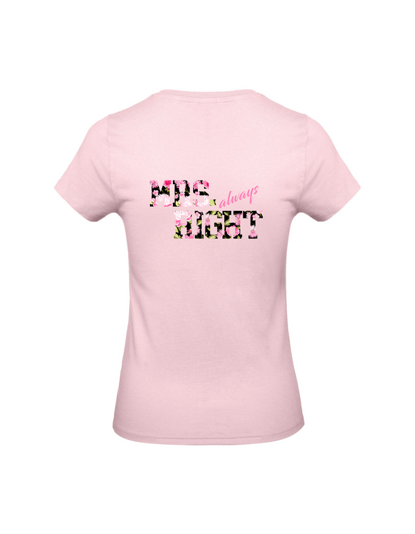 T-Shirt Damen "Mrs. (always) Right"