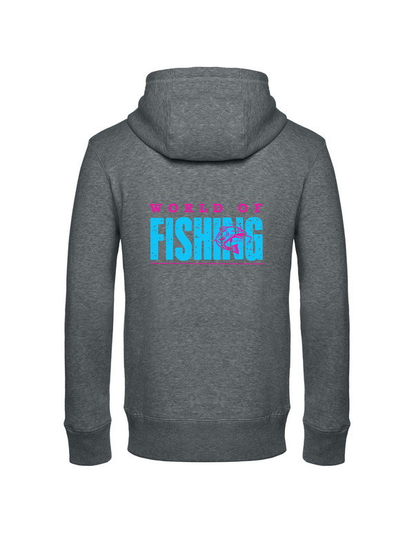 Zip-Hoodie Herren "World of Fishing" - Wels