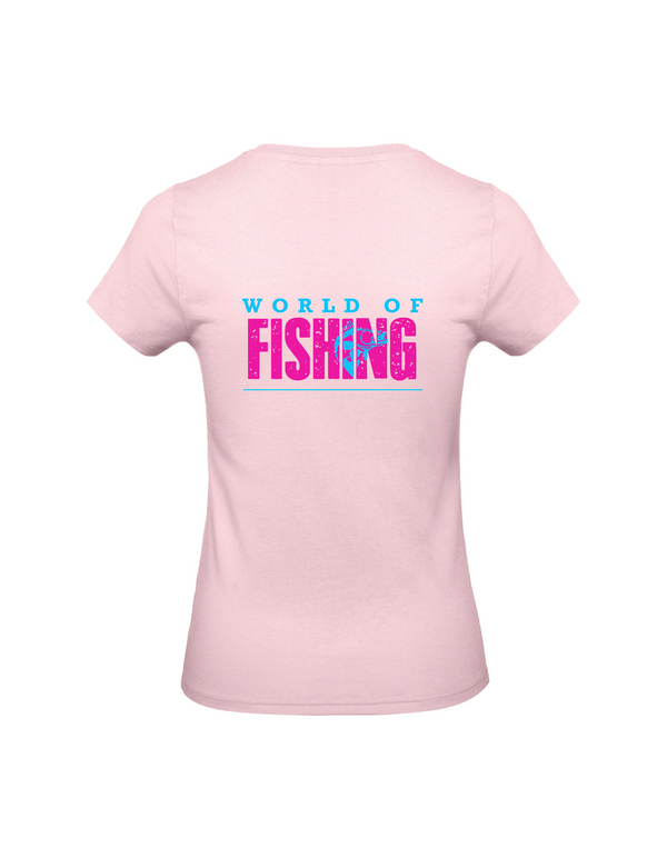 T-Shirt Damen "World of Fishing" - Zander