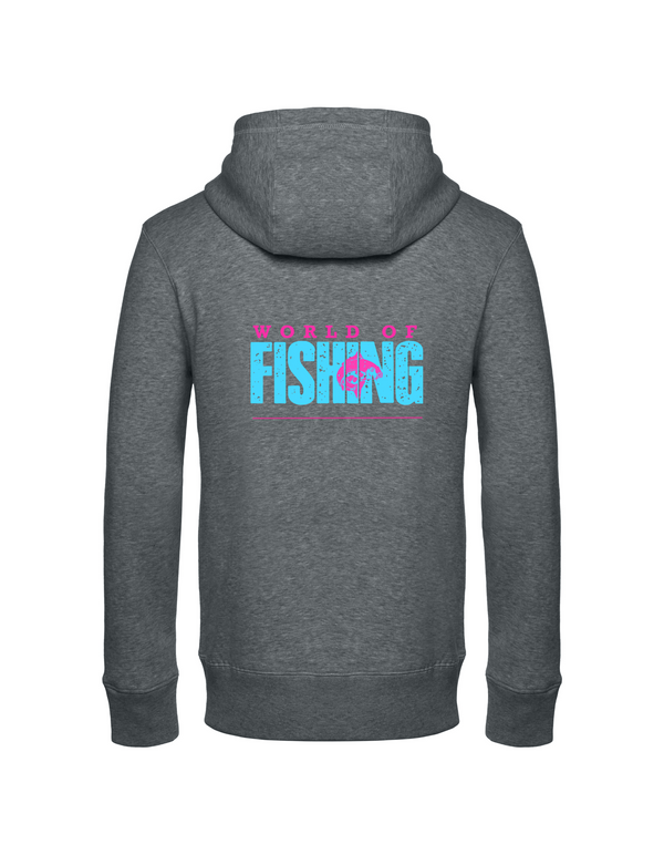 Zip-Hoodie Herren "World of Fishing" - Karpfen