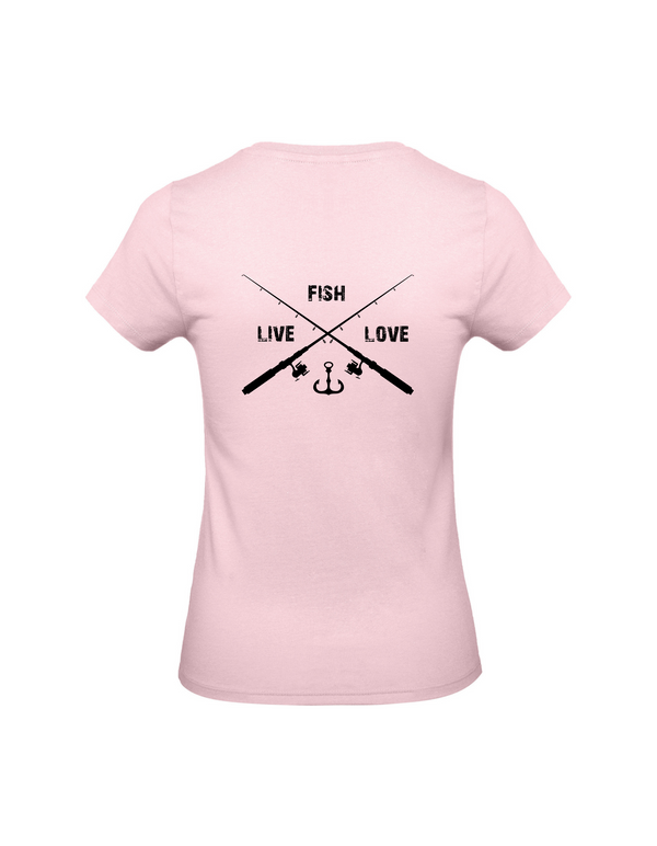 Women's T-Shirt "Live.Love.Fish"