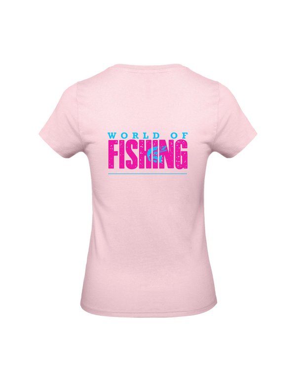 T-Shirt Damen "World of Fishing" - Hecht