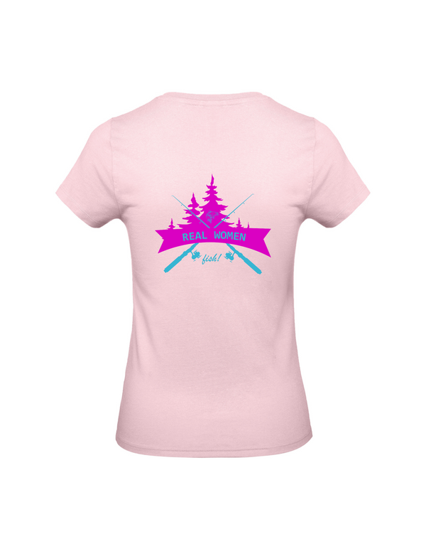 T-Shirt Damen "Real women fish" - Zander