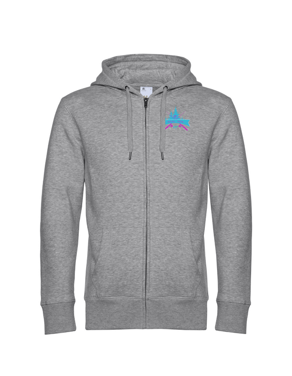 Zip-Hoodie Herren "Real men fish" - Karpfen