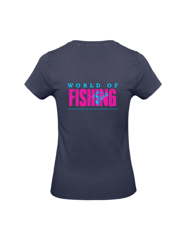 T-Shirt Damen "World of Fishing" - Zander