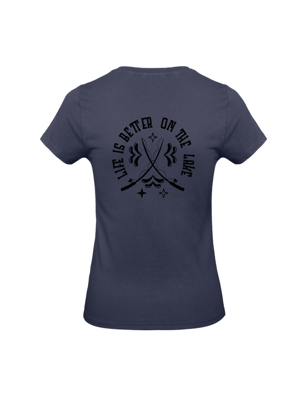 T-Shirt Damen "Life is better on the lake"