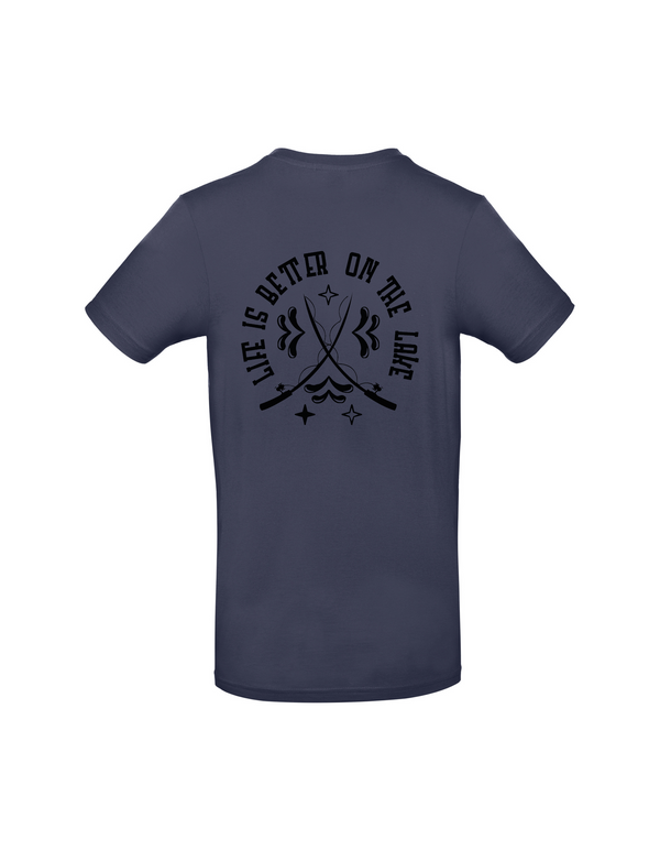 T-Shirt Herren "Life is better on the lake"