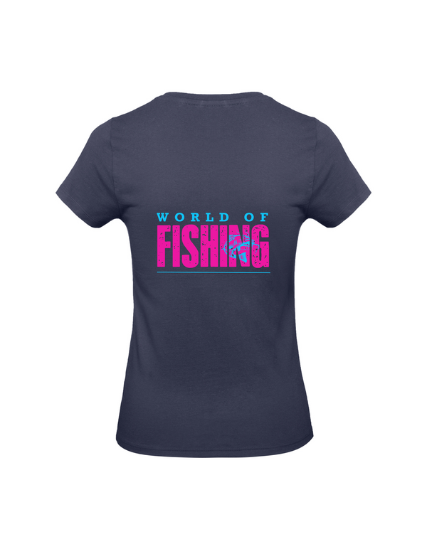 T-Shirt Damen "World of Fishing" - Wels