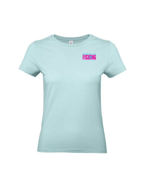 T-Shirt Damen "World of Fishing" - Hecht