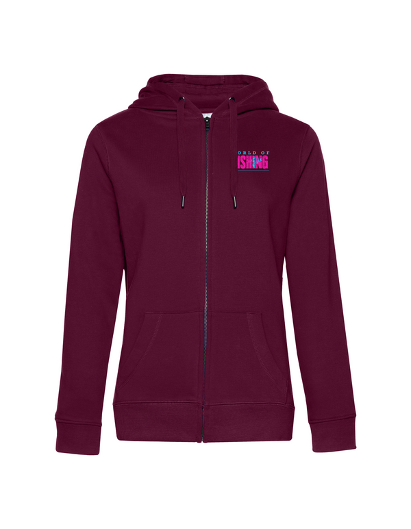 Zip-Hoodie Damen "World of Fishing" - Zander