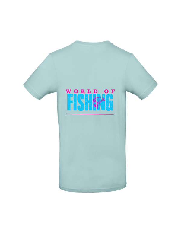 T-Shirt Herren "World of Fishing" - Zander