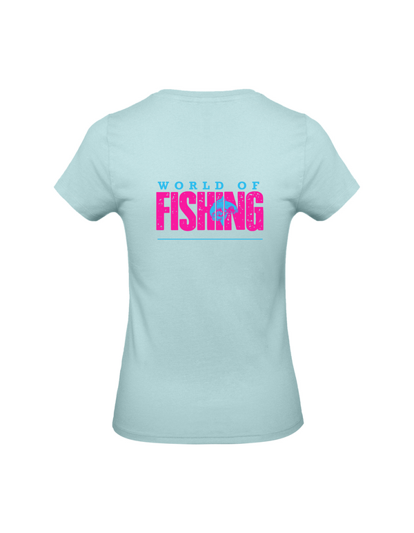 T-Shirt Damen "World of Fishing" - Karpfen