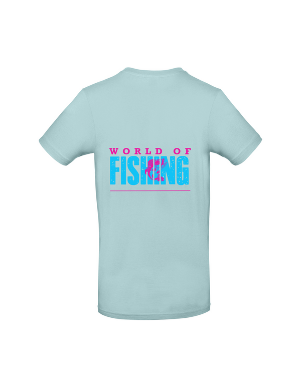 T-Shirt Herren "World of Fishing" - Barsch