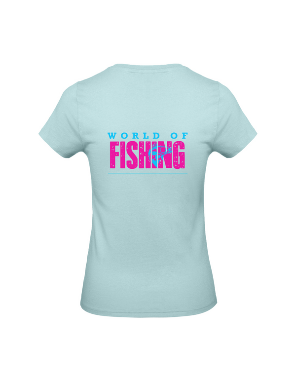 T-Shirt Damen "World of Fishing" - Zander