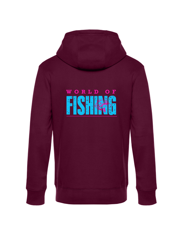 Zip-Hoodie Herren "World of Fishing" - Wels