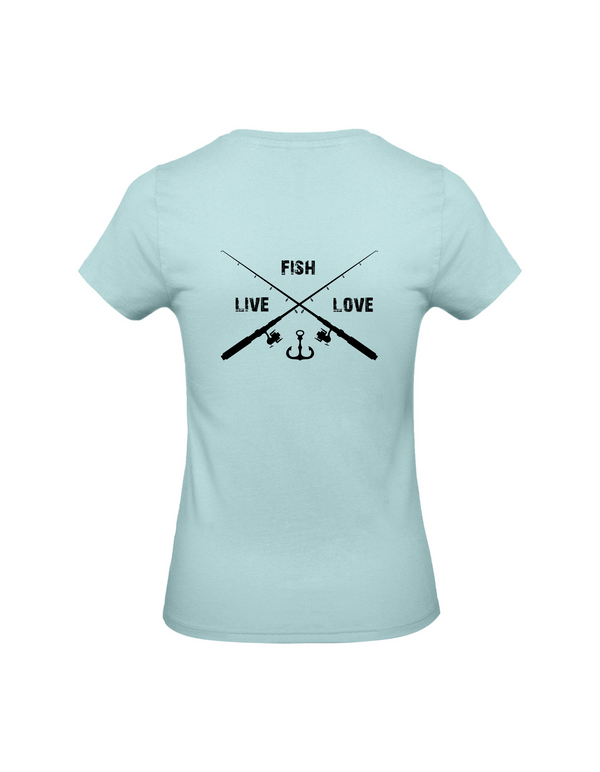 Women's T-Shirt "Live.Love.Fish"