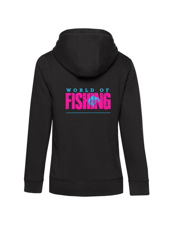 Zip-Hoodie Damen "World of Fishing" - Karpfen