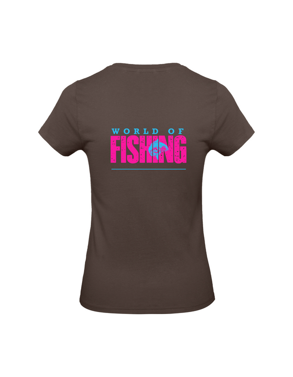 T-Shirt Damen "World of Fishing" - Karpfen