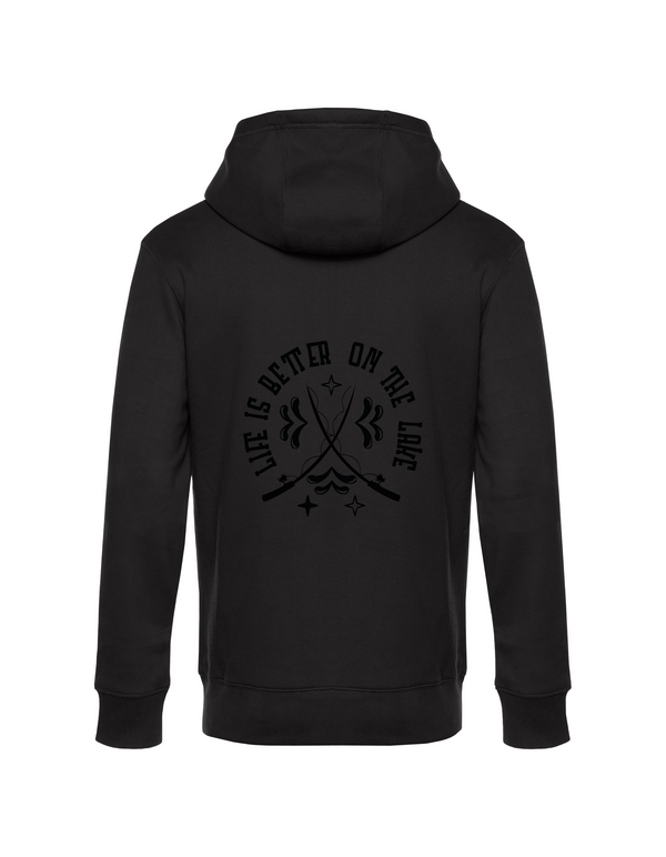 Zip-Hoodie Herren "Life is better on the lake"