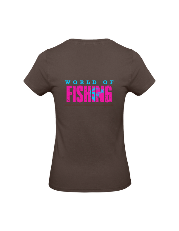 T-Shirt Damen "World of Fishing" - Zander