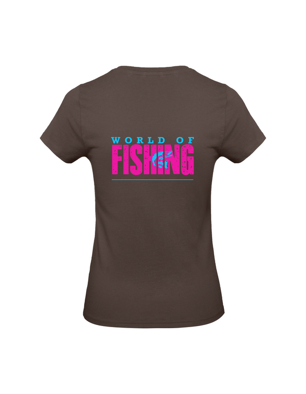 T-Shirt Damen "World of Fishing" - Hecht