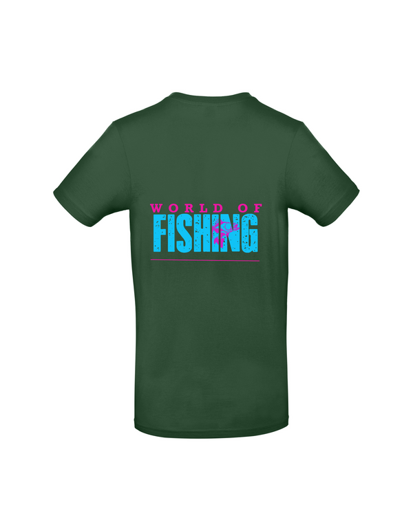 T-Shirt Herren "World of Fishing" - Zander