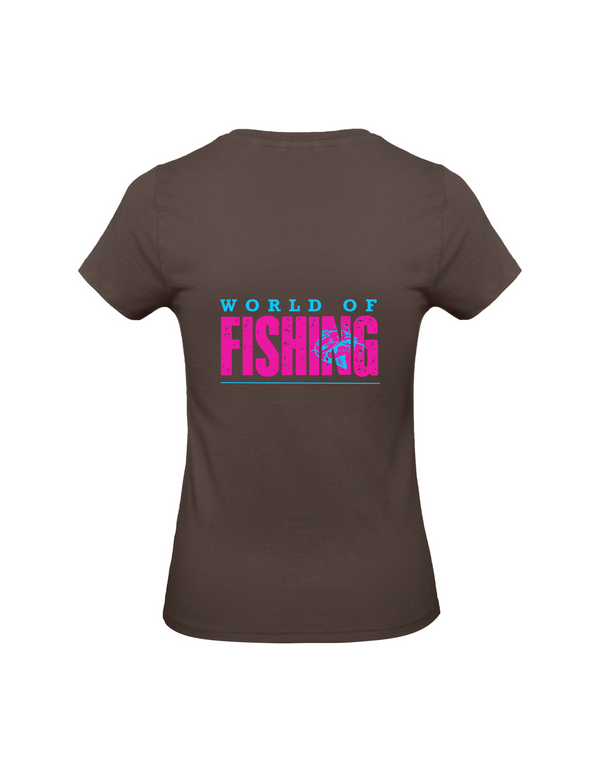 T-Shirt Damen "World of Fishing" - Wels