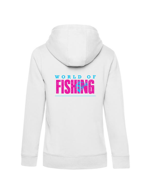 Zip-Hoodie Damen "World of Fishing" - Zander