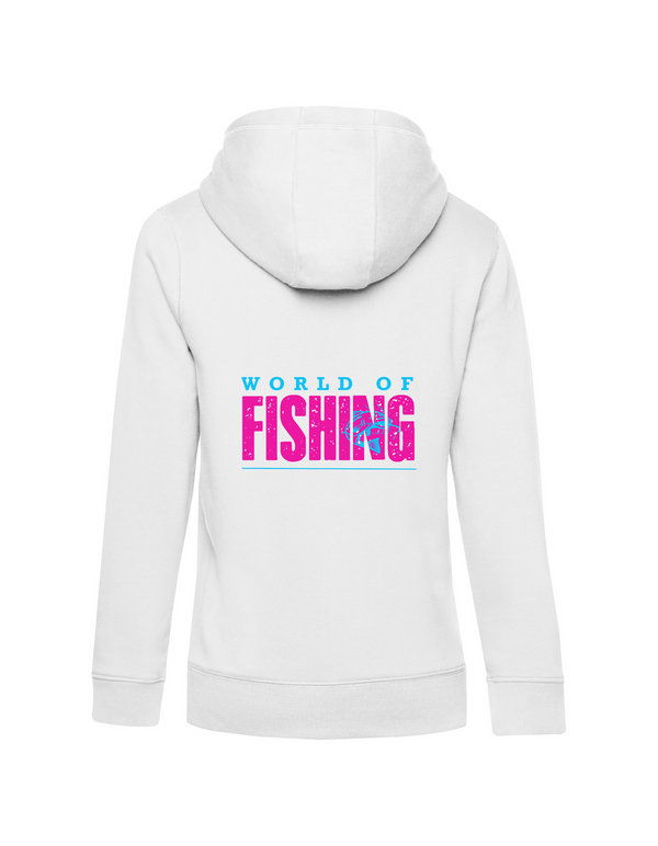 Zip-Hoodie Damen "World of Fishing" - Wels