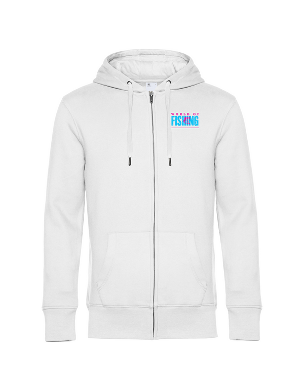 Zip-Hoodie Herren "World of Fishing" - Barsch