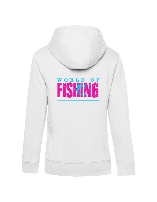 Zip-Hoodie Damen "World of Fishing" - Barsch