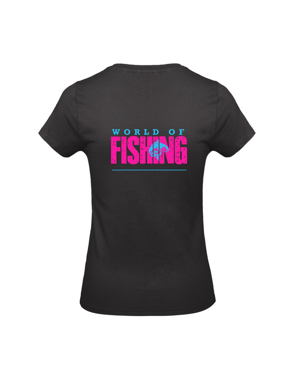 T-Shirt Damen "World of Fishing" - Karpfen