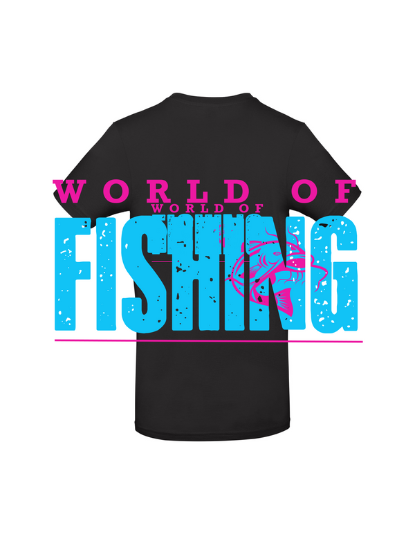 T-Shirt Herren "World of Fishing" - Hecht