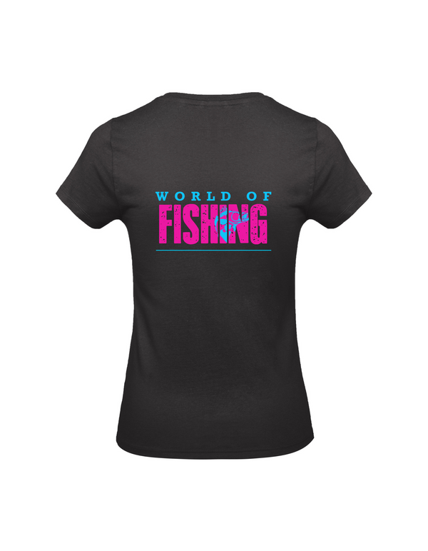 T-Shirt Damen "World of Fishing" - Zander