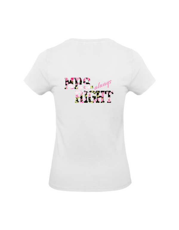 T-Shirt Damen "Mrs. (always) Right"