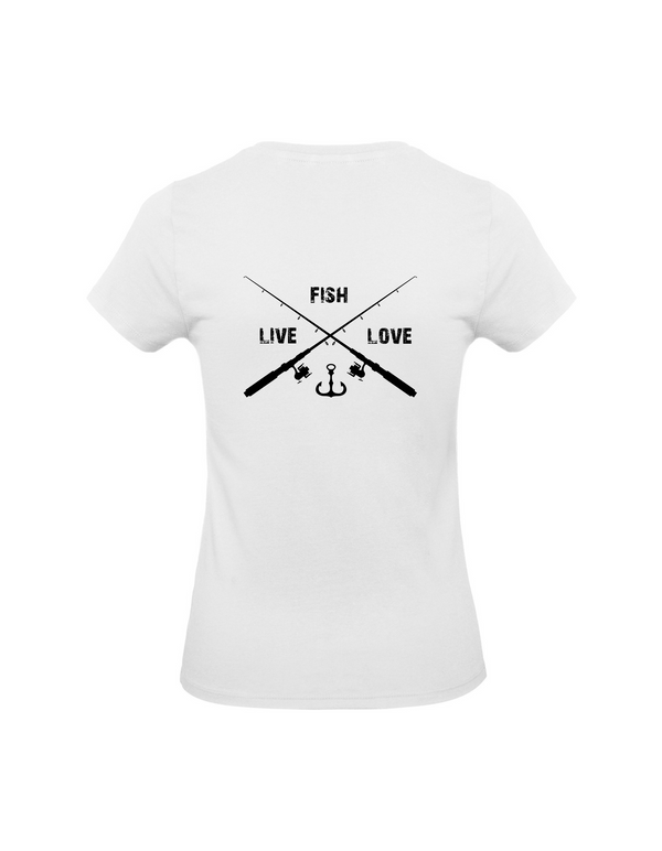 Women's T-Shirt "Live.Love.Fish"