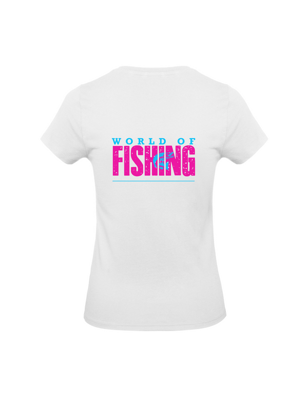 T-Shirt Damen "World of Fishing" - Hecht