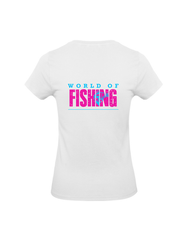 T-Shirt Damen "World of Fishing" - Zander