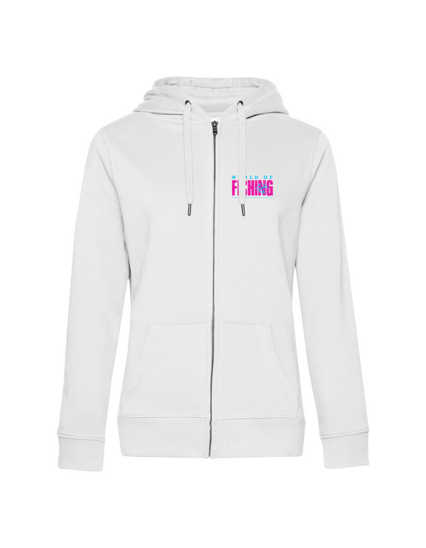 Zip-Hoodie Damen "World of Fishing" - Wels