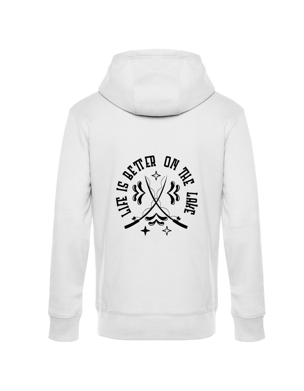 Zip-Hoodie Herren "Life is better on the lake"