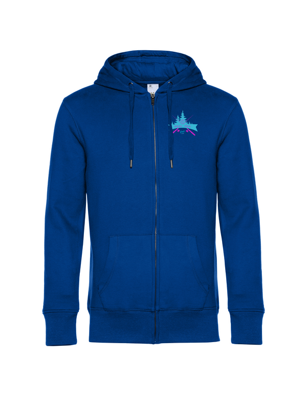 Zip-Hoodie Herren "Real men fish" - Wels